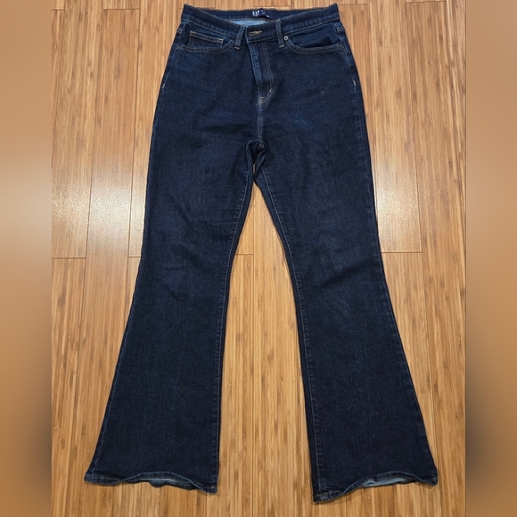 GAP Women's Dark Blue Flare Jeans - Picture 1 of 7